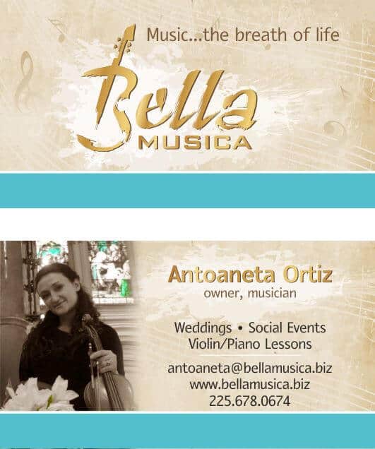 business card Bella Musica